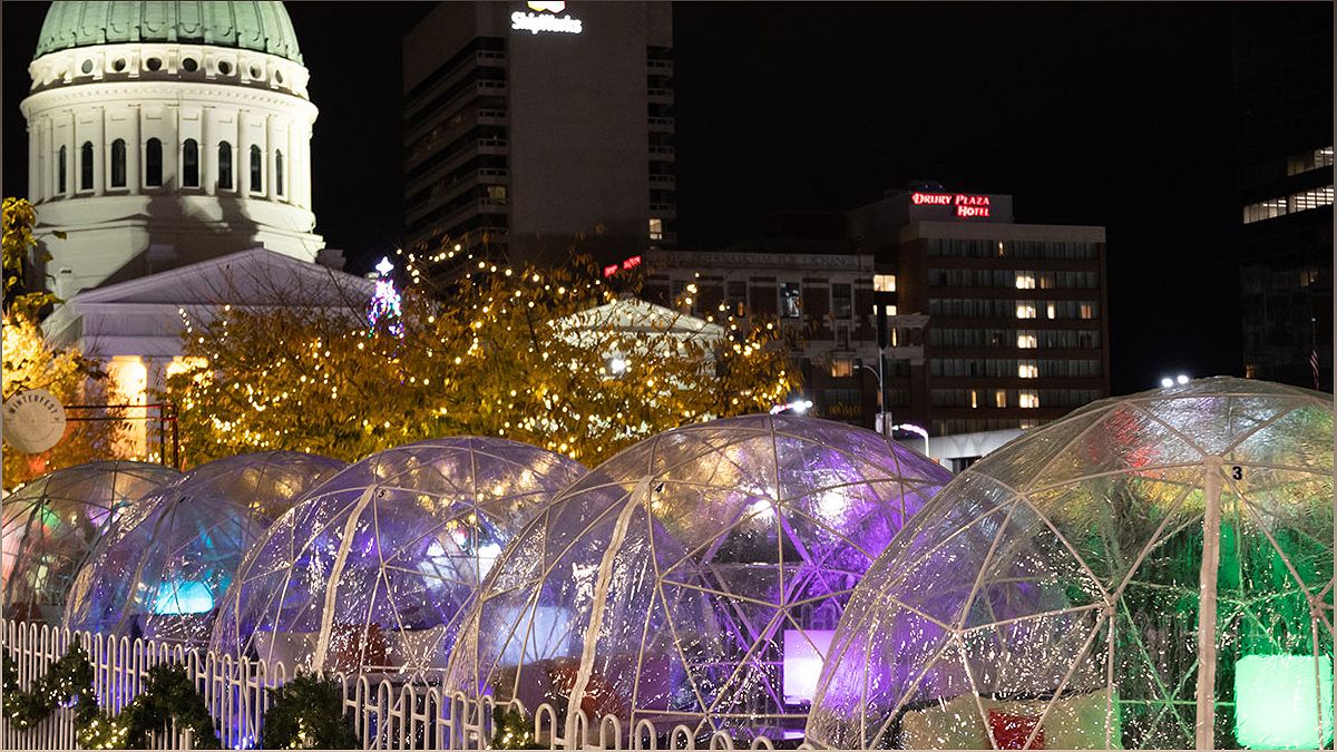 Cozy Winter Igloo Rentals in St. Louis: Experience the Best of Food, Drinks, and Views - -1226718715