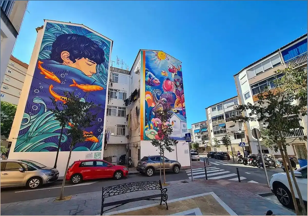 Discover the Vibrant Open-Air Urban Art Museum in Fuengirola - 160939732